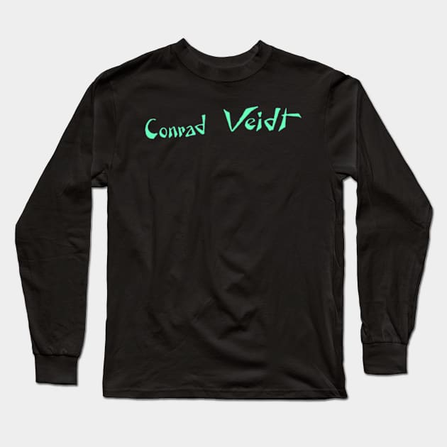 The Cabinet of Dr. Caligari - Conrad Veidt Long Sleeve T-Shirt by amelanie